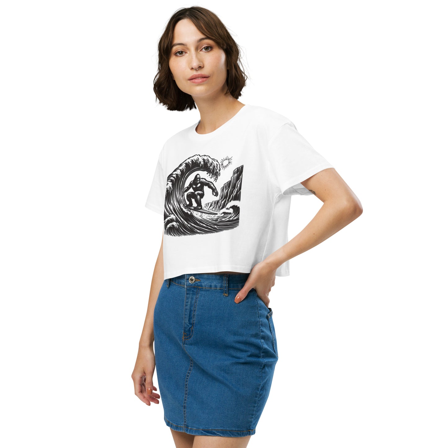 Surfing Ape Women’s Crop Top