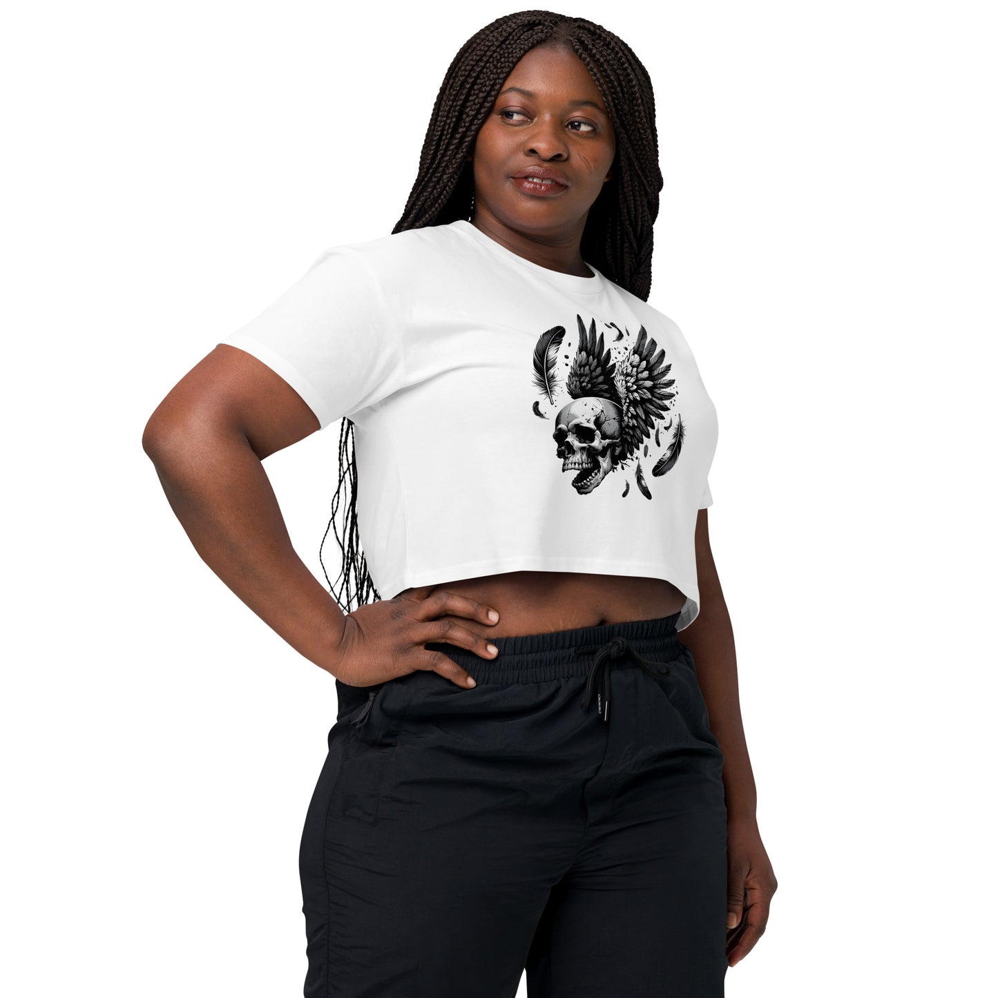 Flying Skull Women’s Crop Top