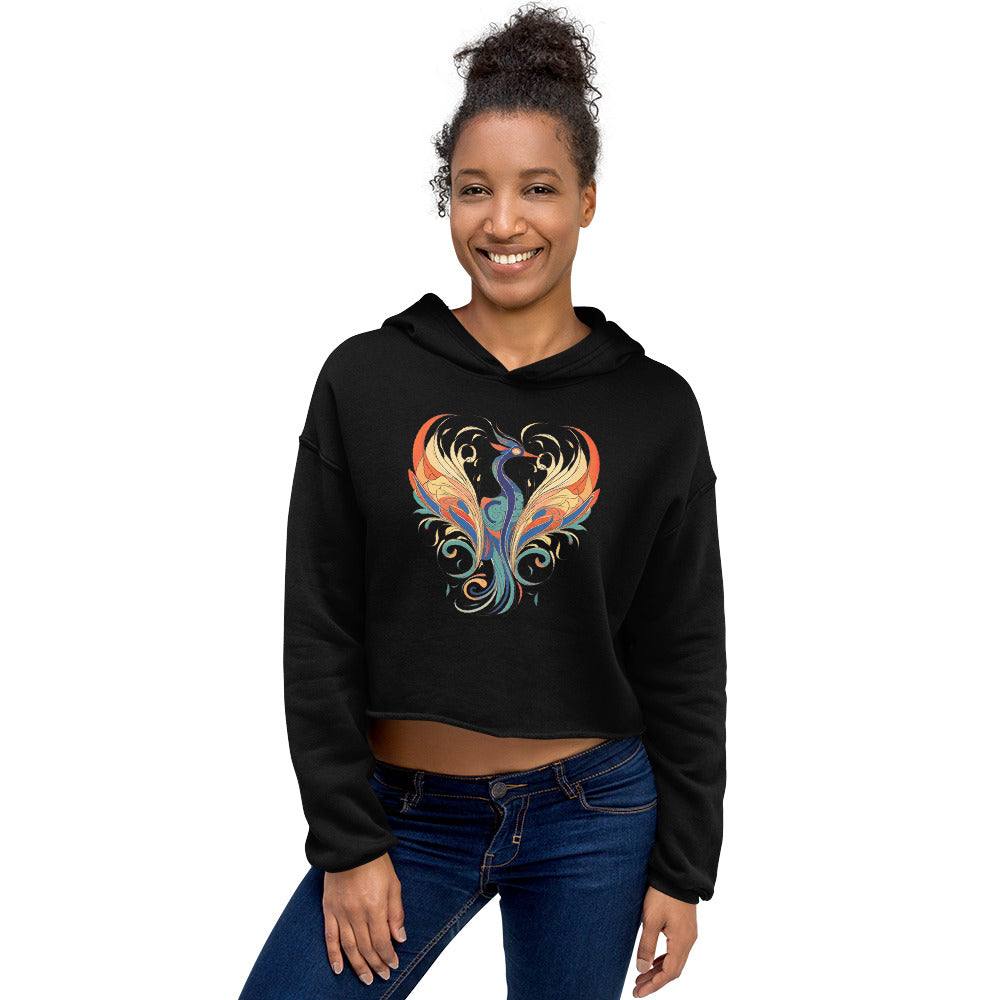 Rising Phoenix Women's Crop Hoodie