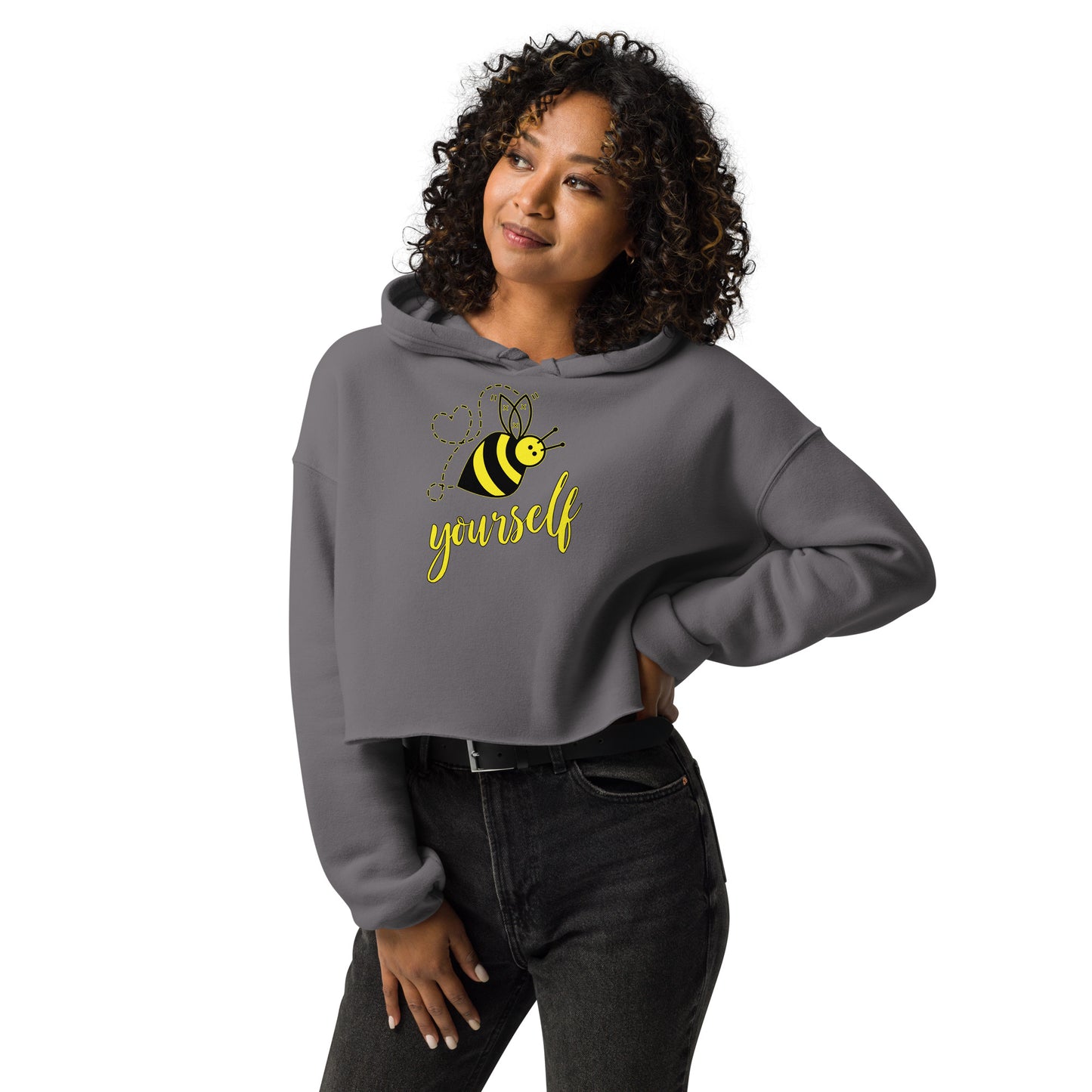 Bee Yourself Women's Crop Hoodie