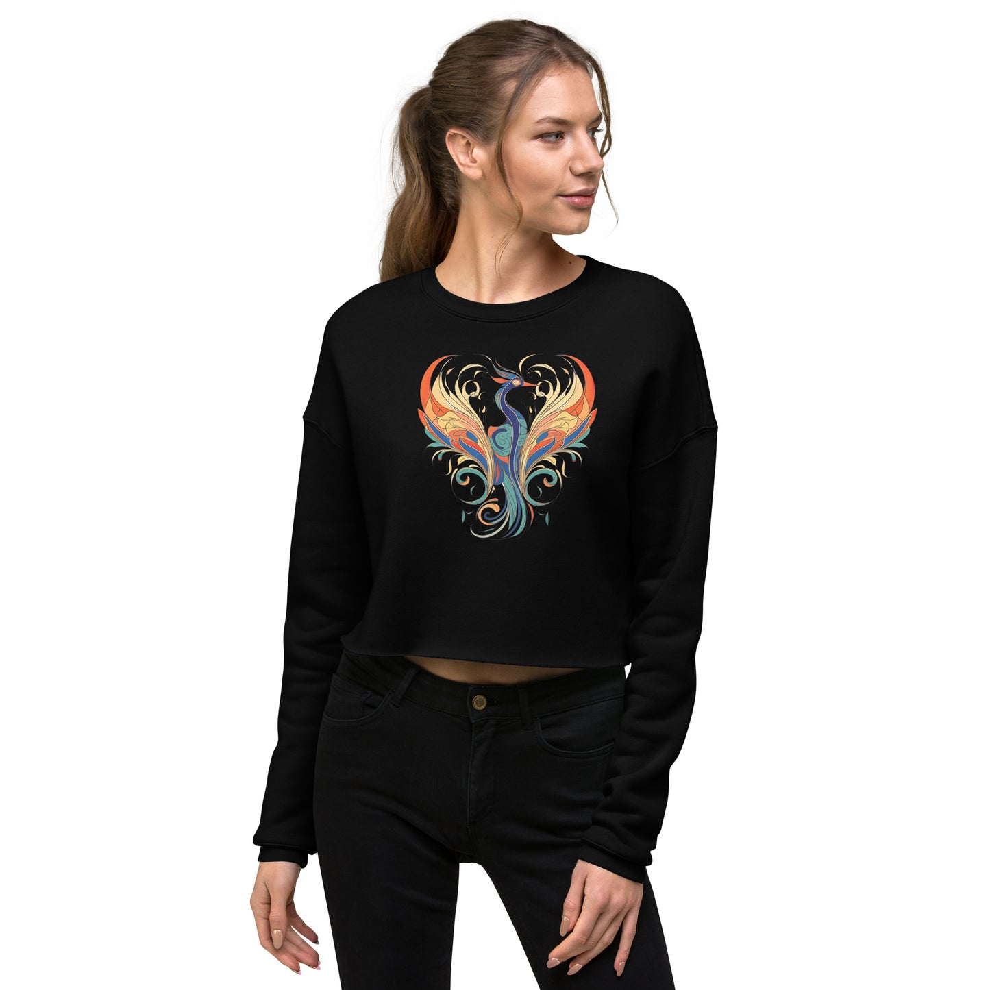 Rising Phoenix Women's Crop Sweatshirt