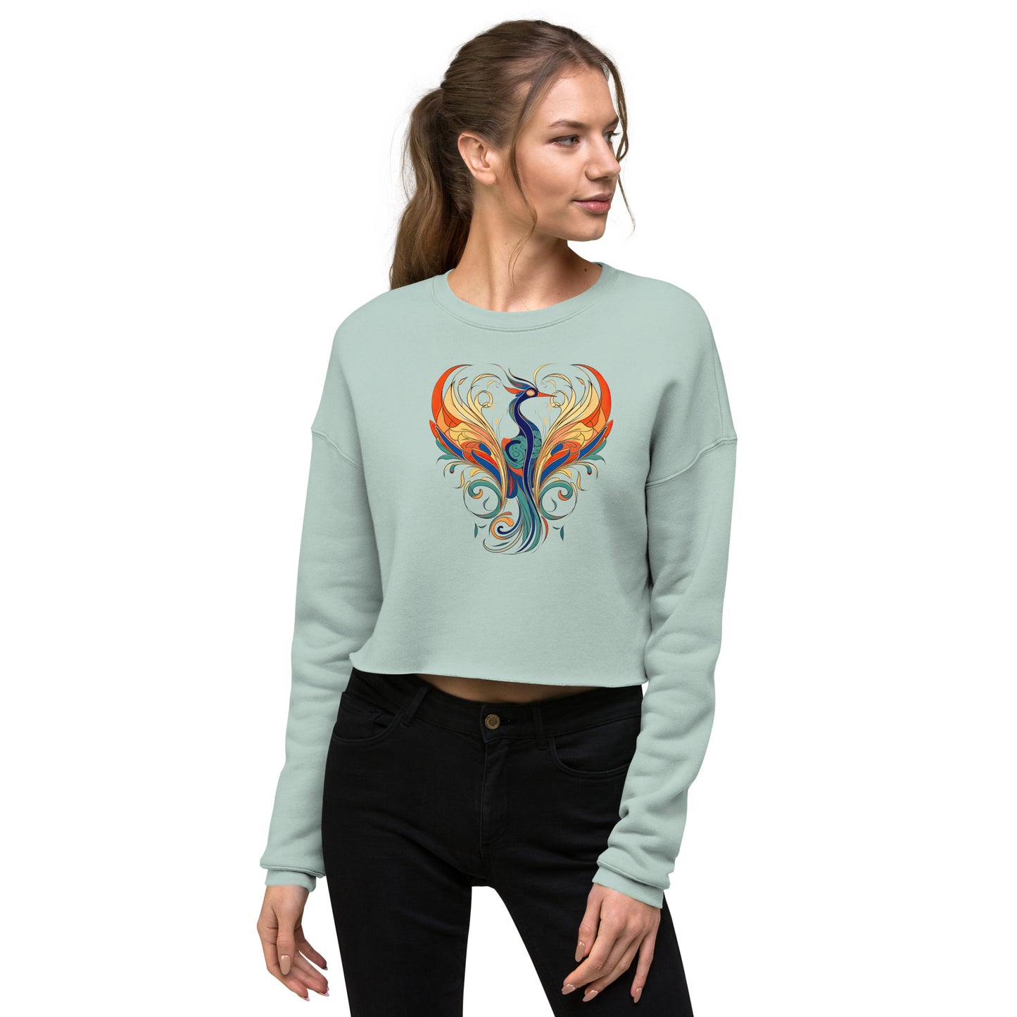 Rising Phoenix Women's Crop Sweatshirt