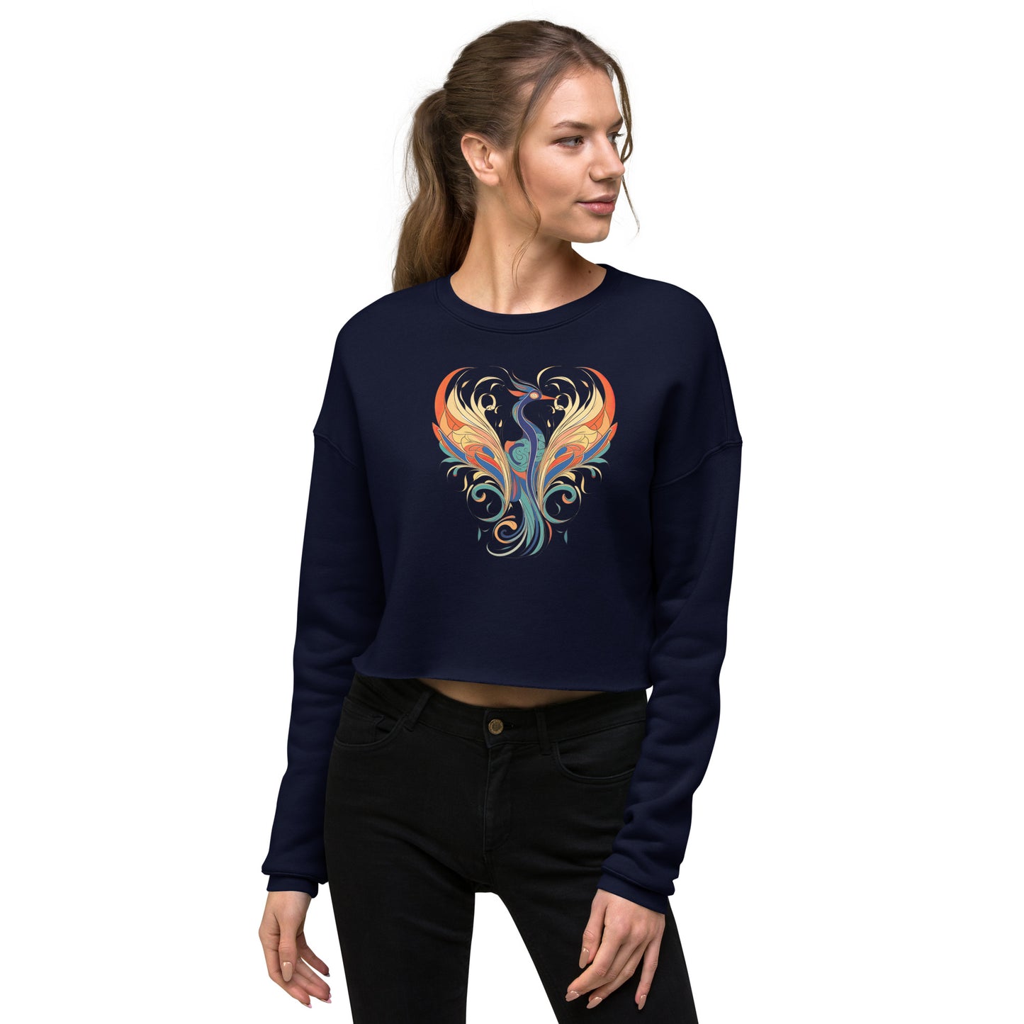 Rising Phoenix Women's Crop Sweatshirt