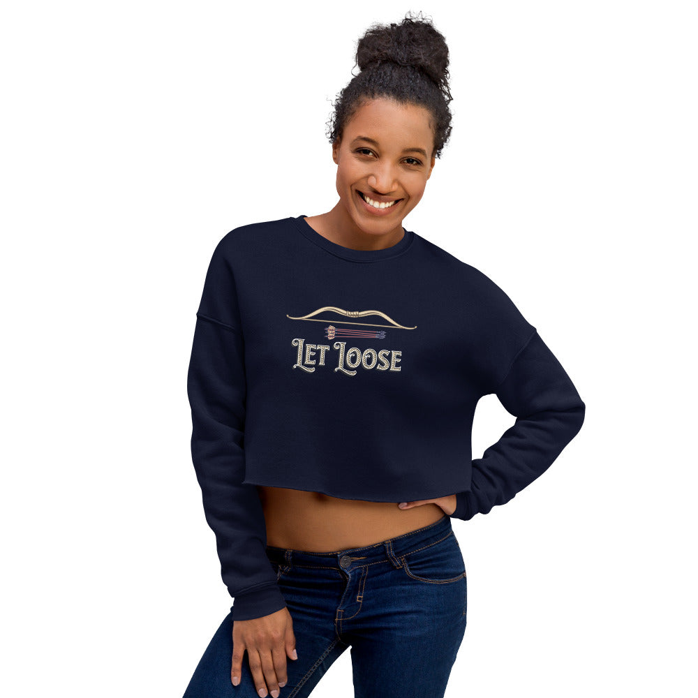 Let Loose Archery Women's Crop Sweatshirt