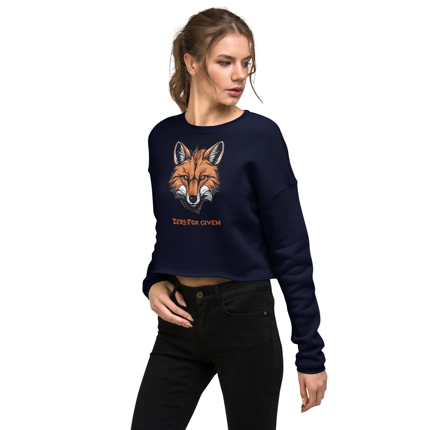 Zero Fox Given Women's Crop Sweatshirt