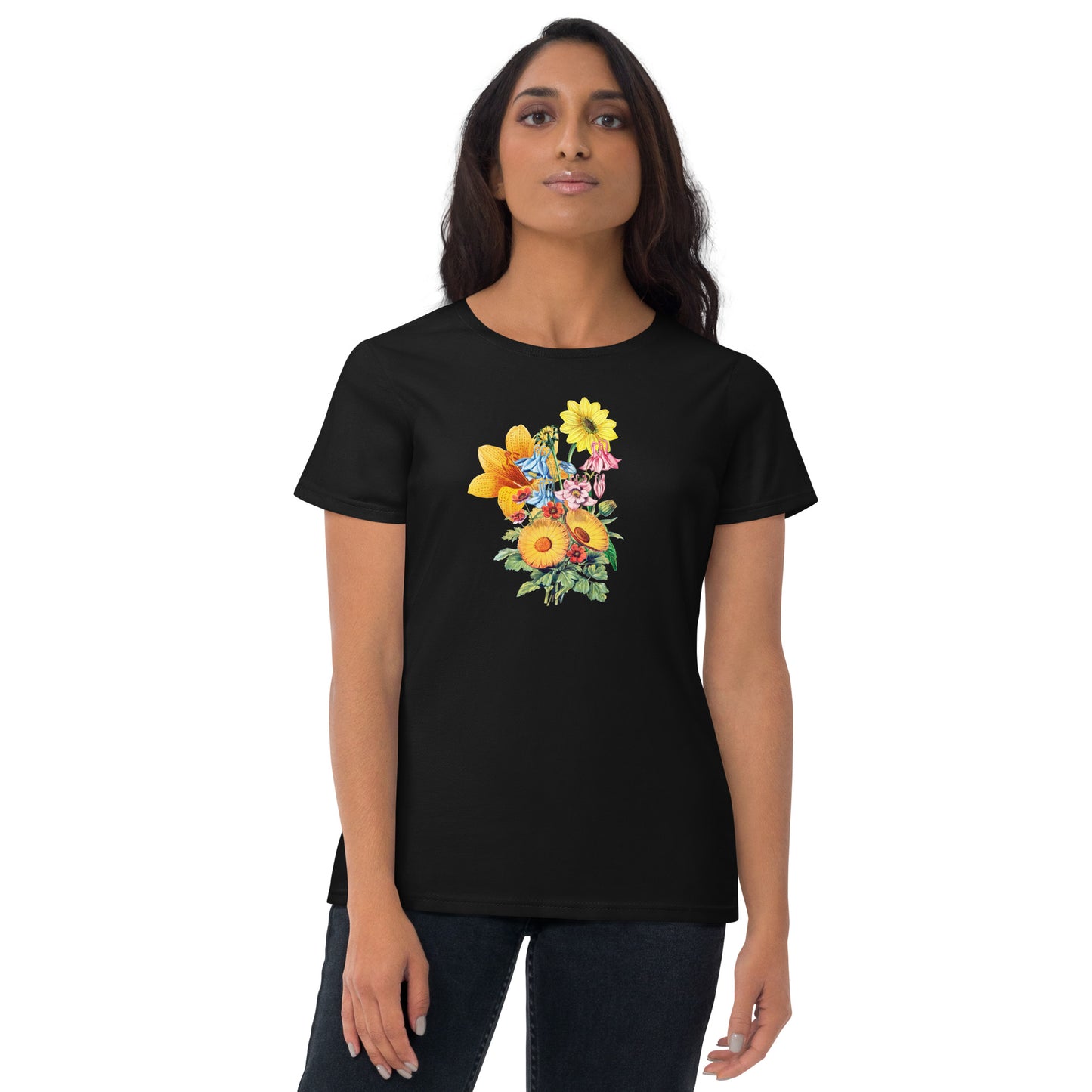 Flowers Women's Short Sleeve T-Shirt