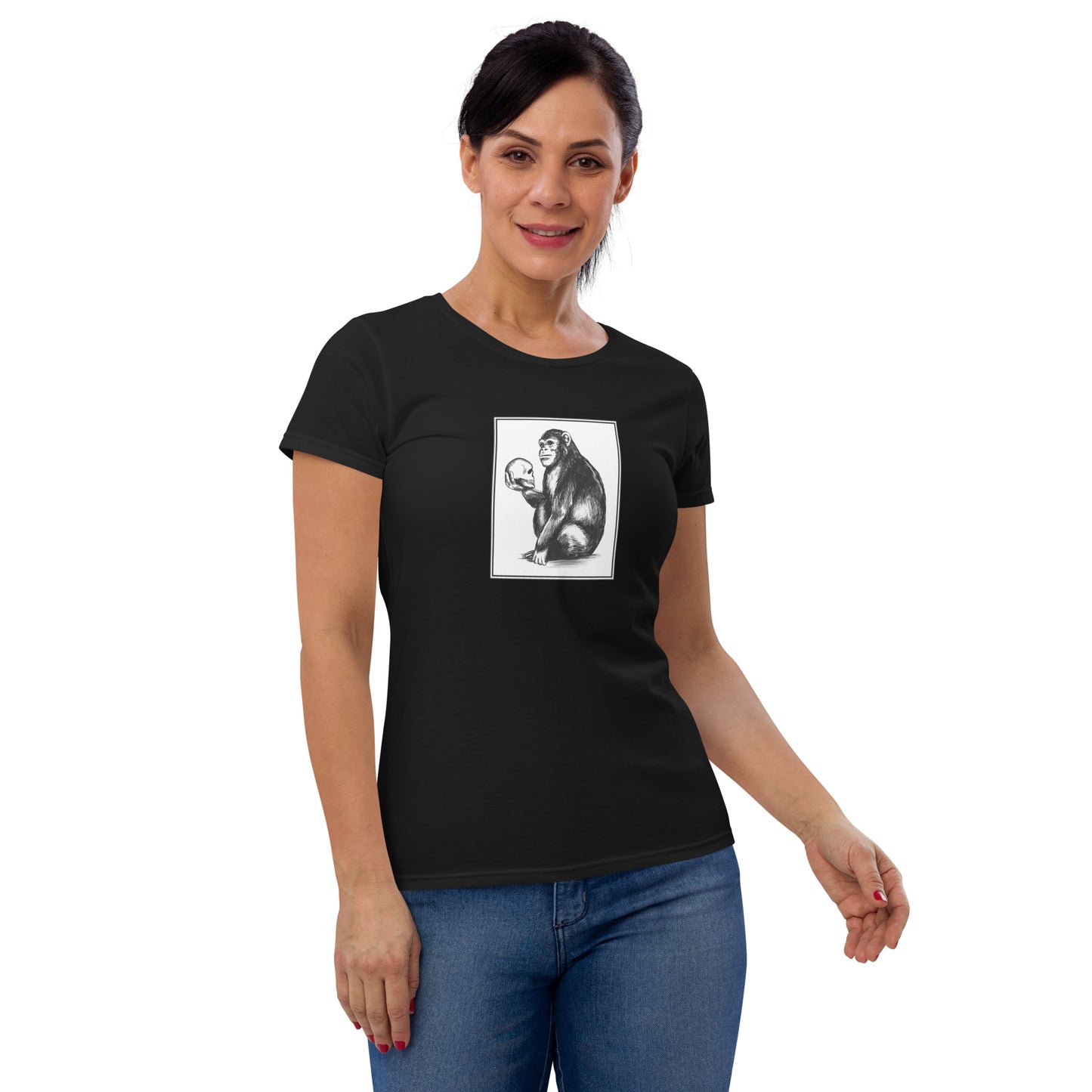 Chimp Thinker Women's Short Sleeve T-Shirt