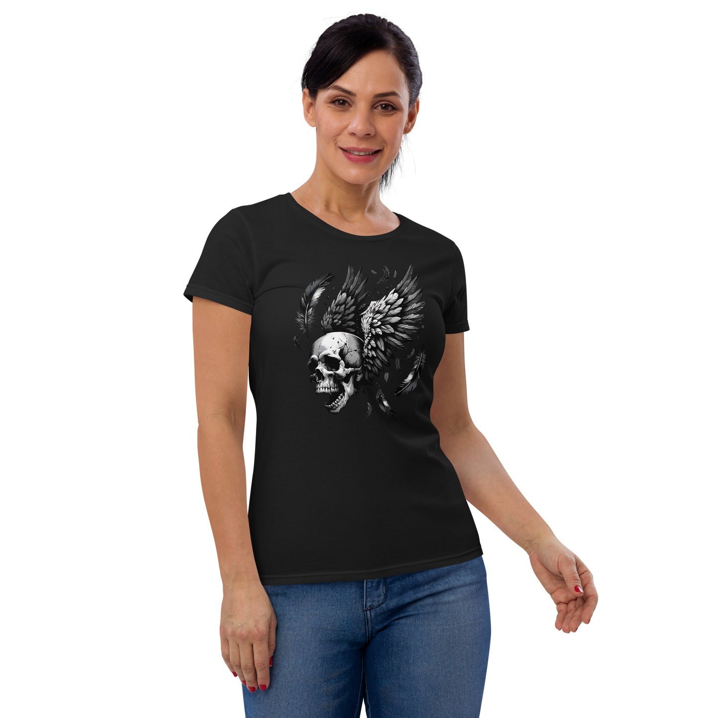 Flying Skull Women's Short Sleeve T-Shirt