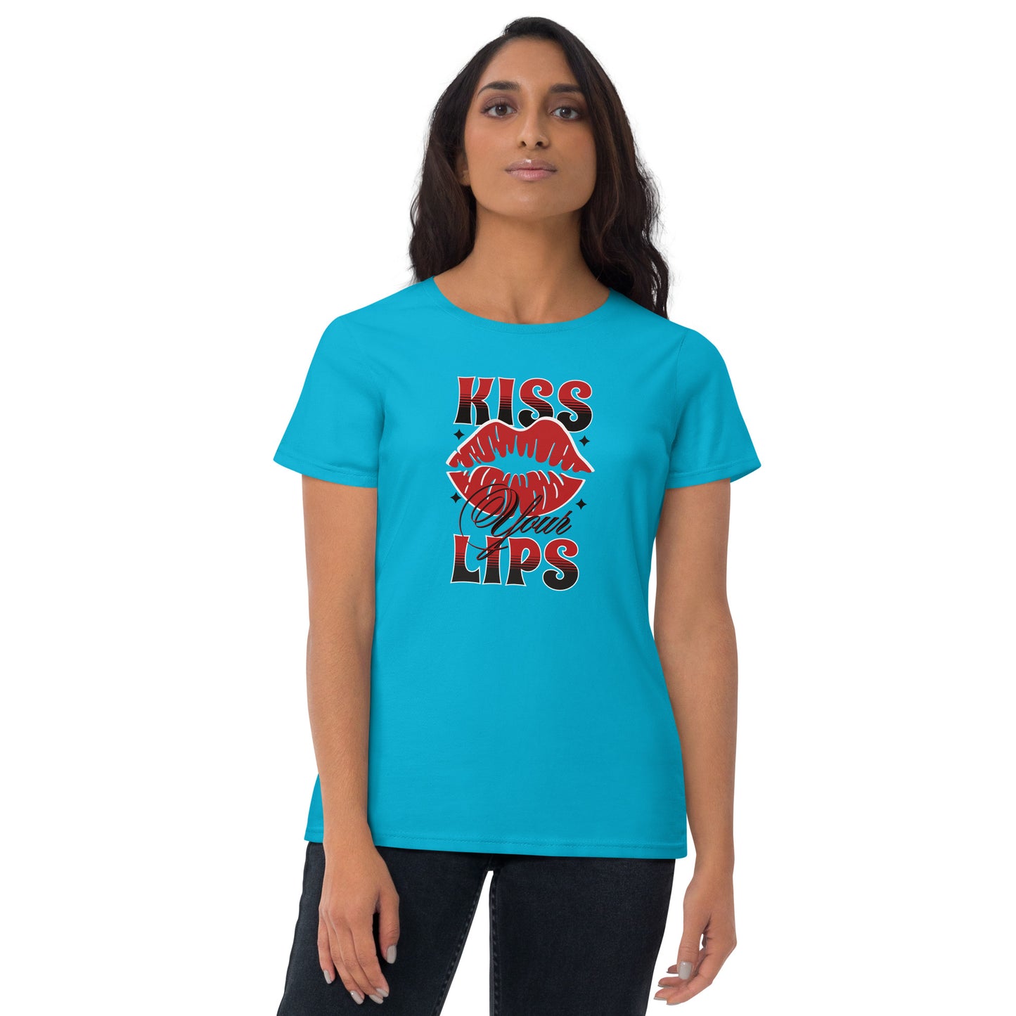 Kiss Your Lips Women's Short Sleeve T-Shirt