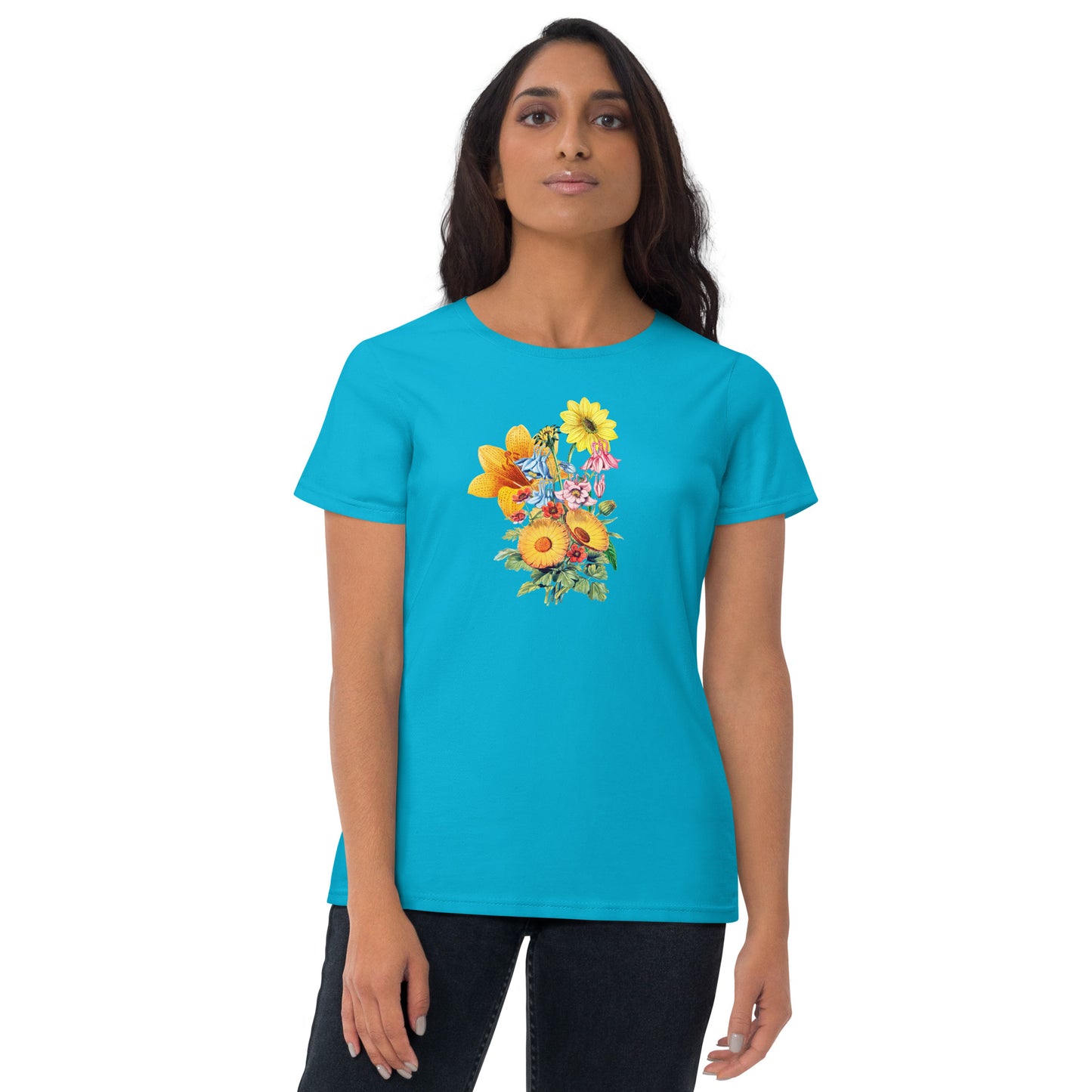 Flowers Women's Short Sleeve T-Shirt