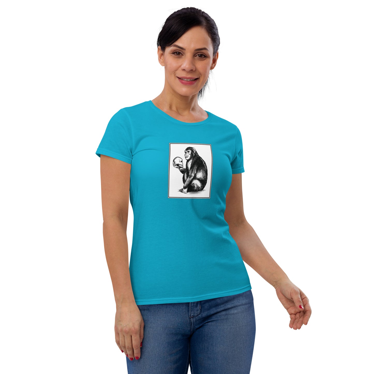 Chimp Thinker Women's Short Sleeve T-Shirt