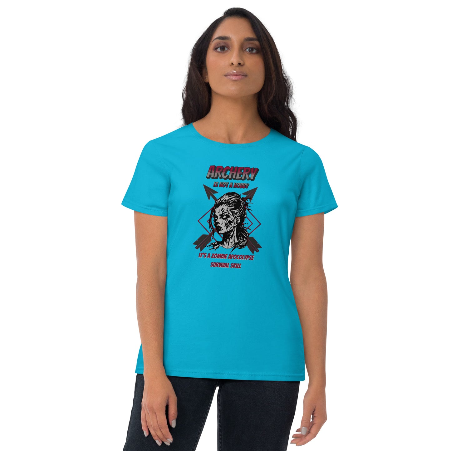 Archery Zombie Apocalypse Women's Short Sleeve T-Shirt