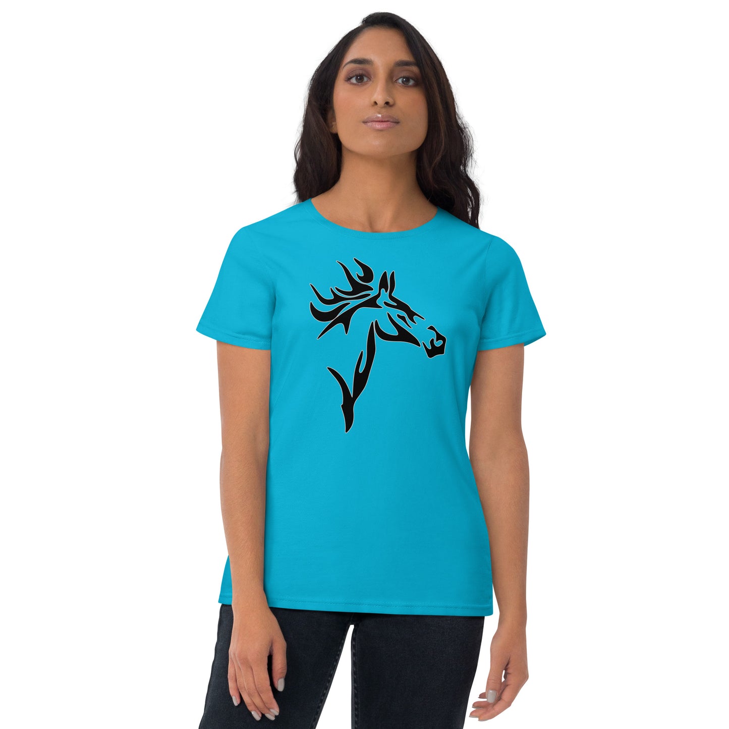 Horse with the Flaming Mane Women's Short Sleeve T-Shirt