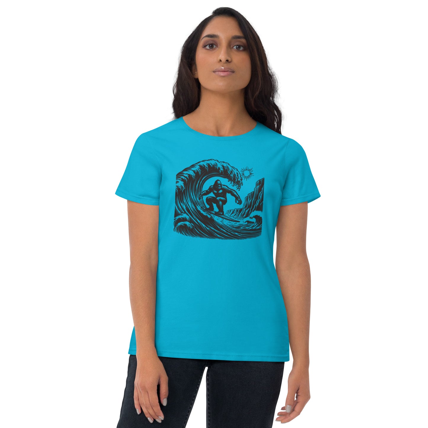 Surfing Ape Women's Short Sleeve T-Shirt