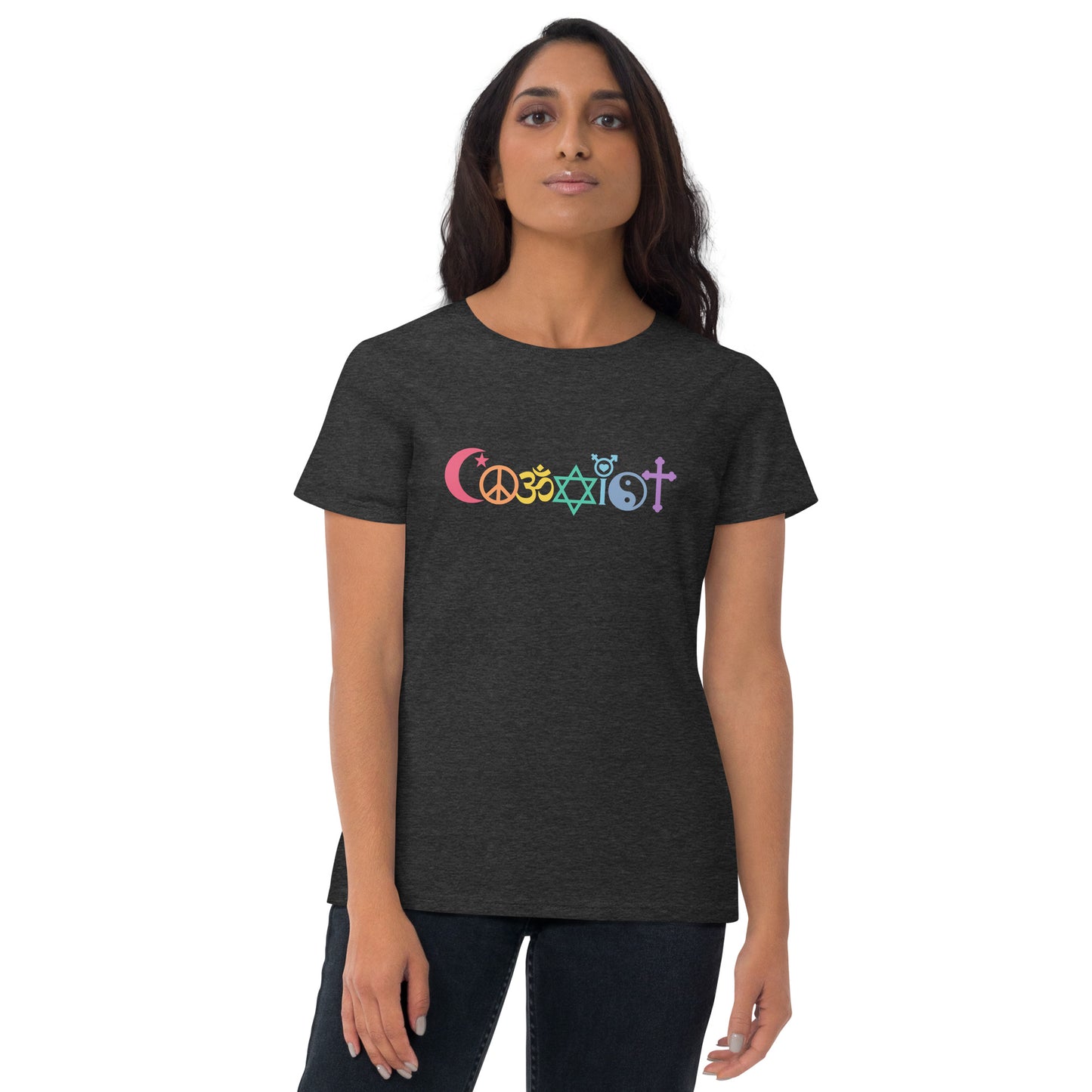 Coexist Rainbow Women's Short Sleeve T-Shirt