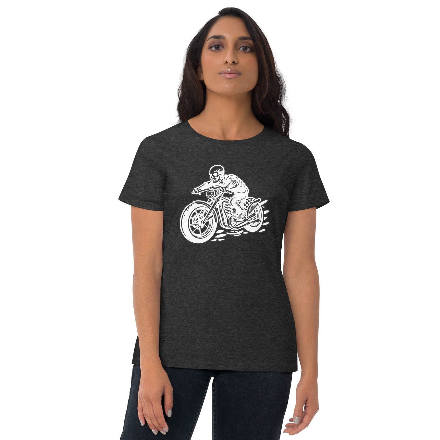 Skeleton Biker Women's Short Sleeve T-Shirt