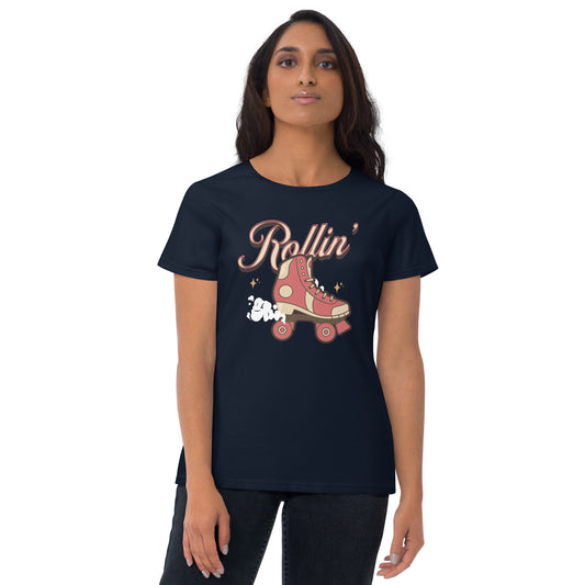 Roller Skate Rollin' Women's Short Sleeve T-Shirt