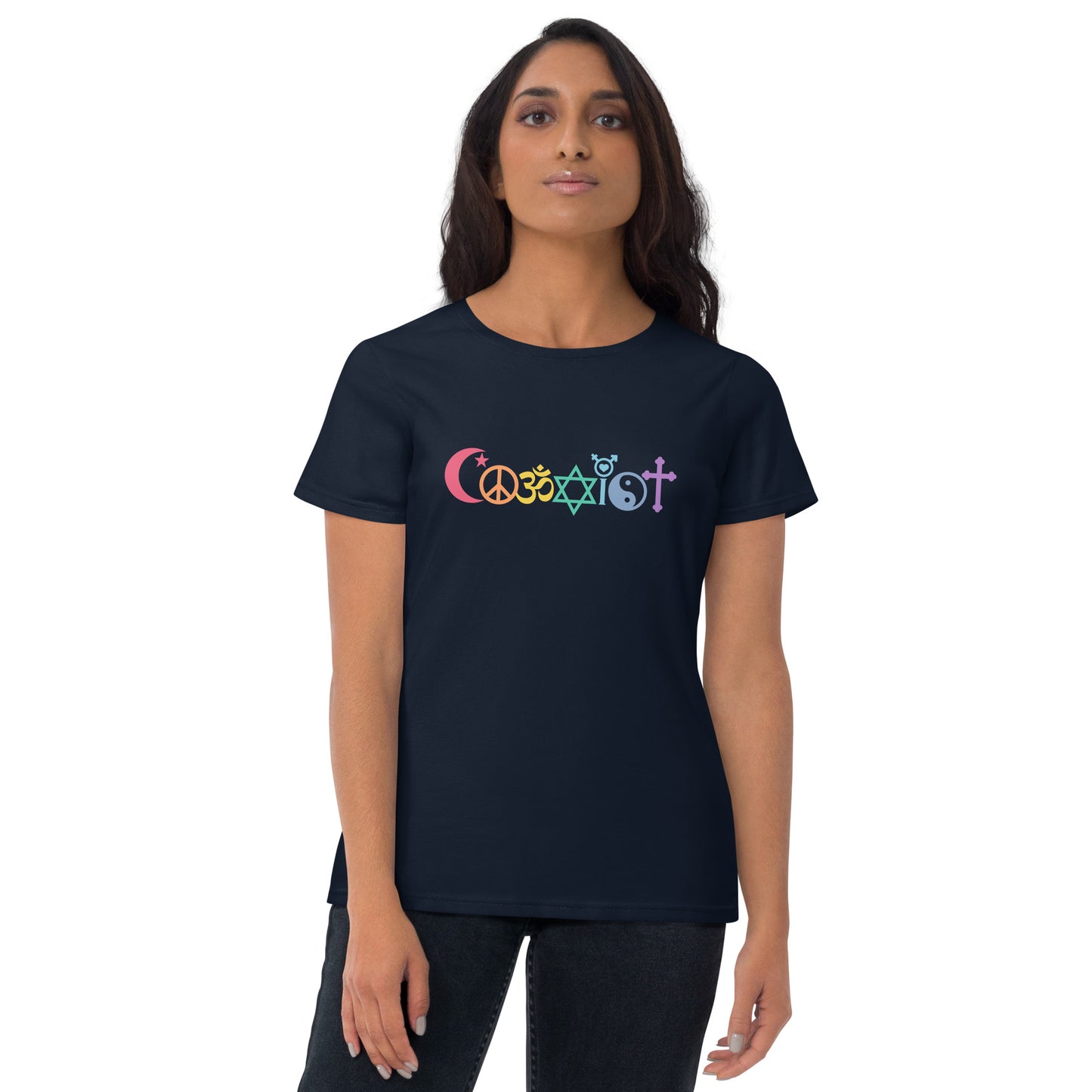 Coexist Rainbow Women's Short Sleeve T-Shirt