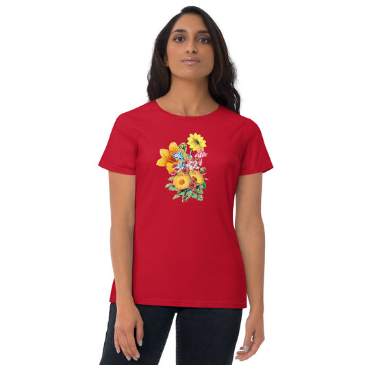 Flowers Women's Short Sleeve T-Shirt