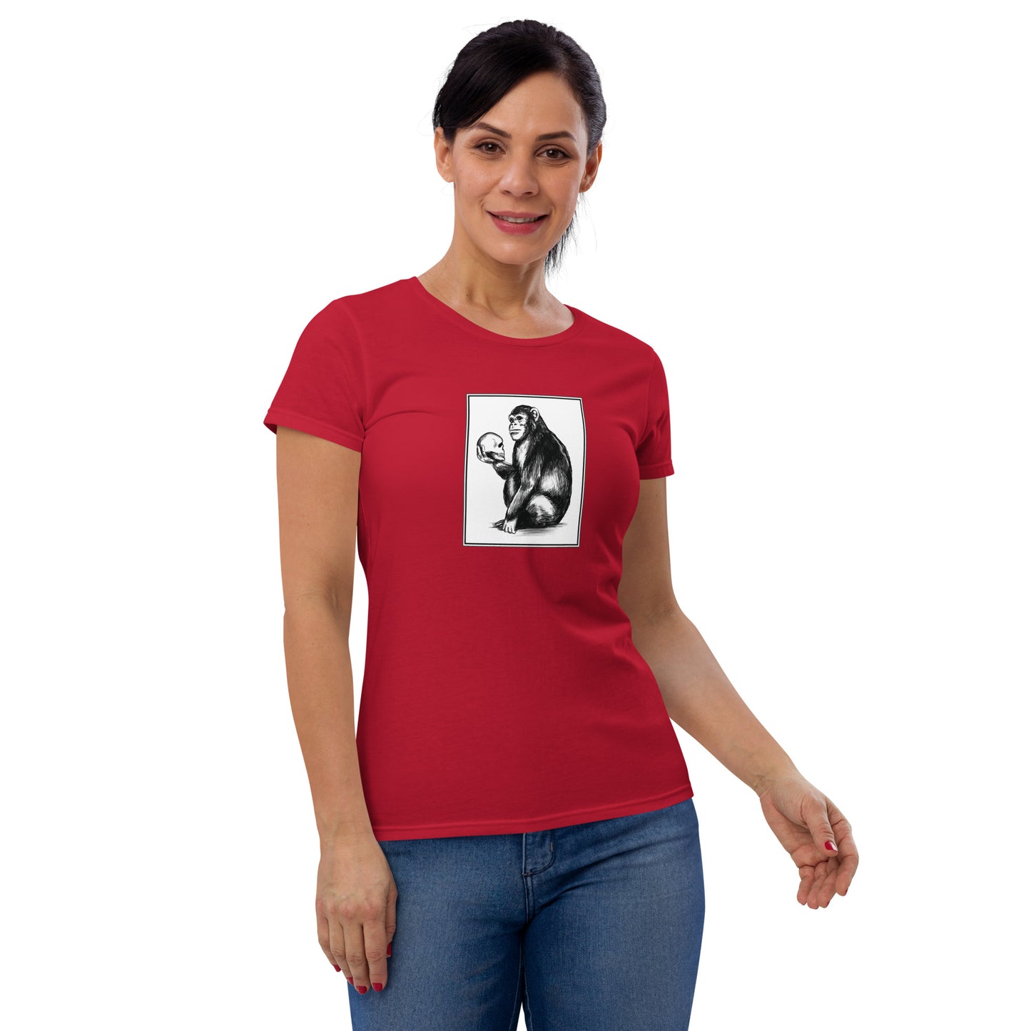 Chimp Thinker Women's Short Sleeve T-Shirt