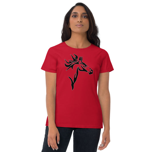 Horse with the Flaming Mane Women's Short Sleeve T-Shirt