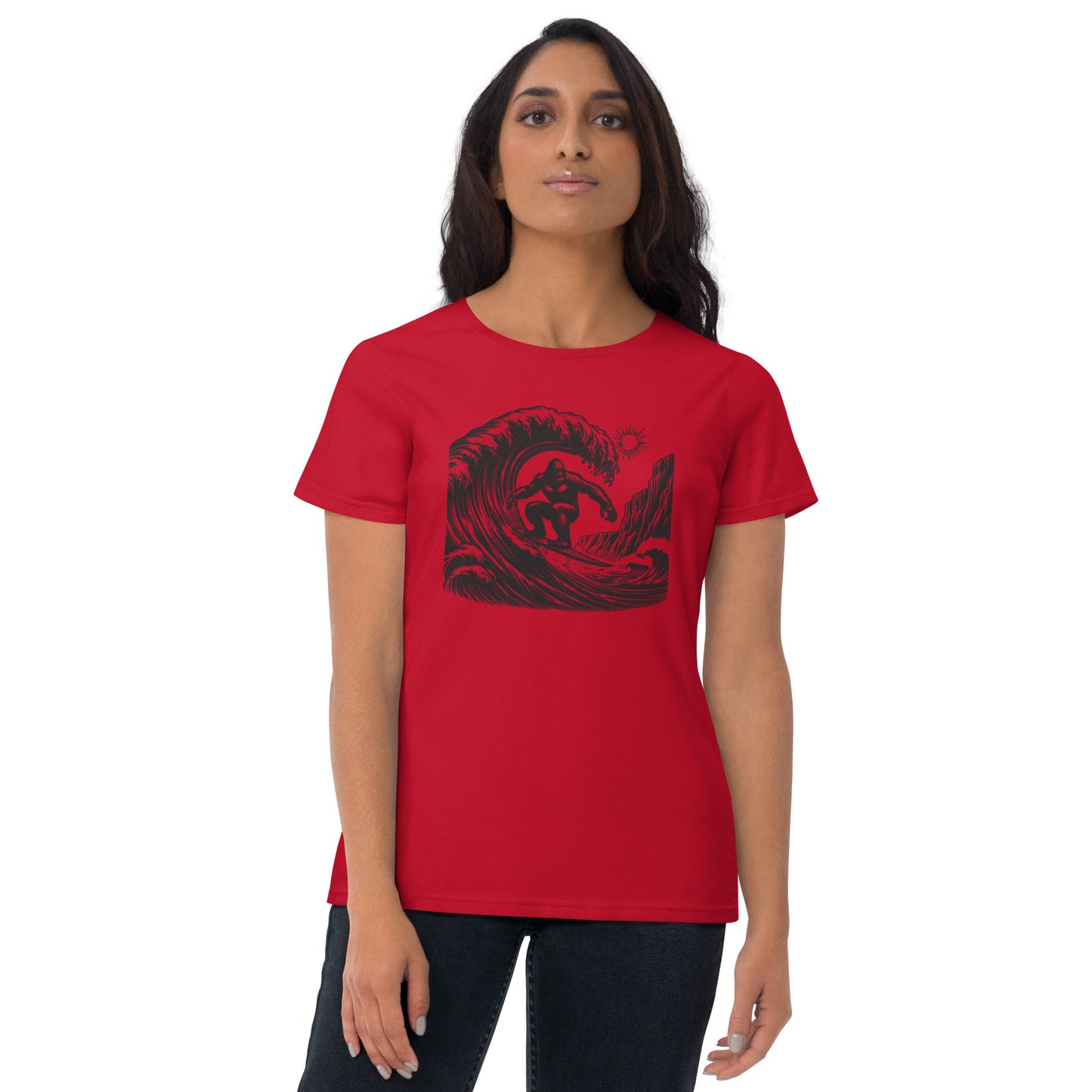 Surfing Ape Women's Short Sleeve T-Shirt