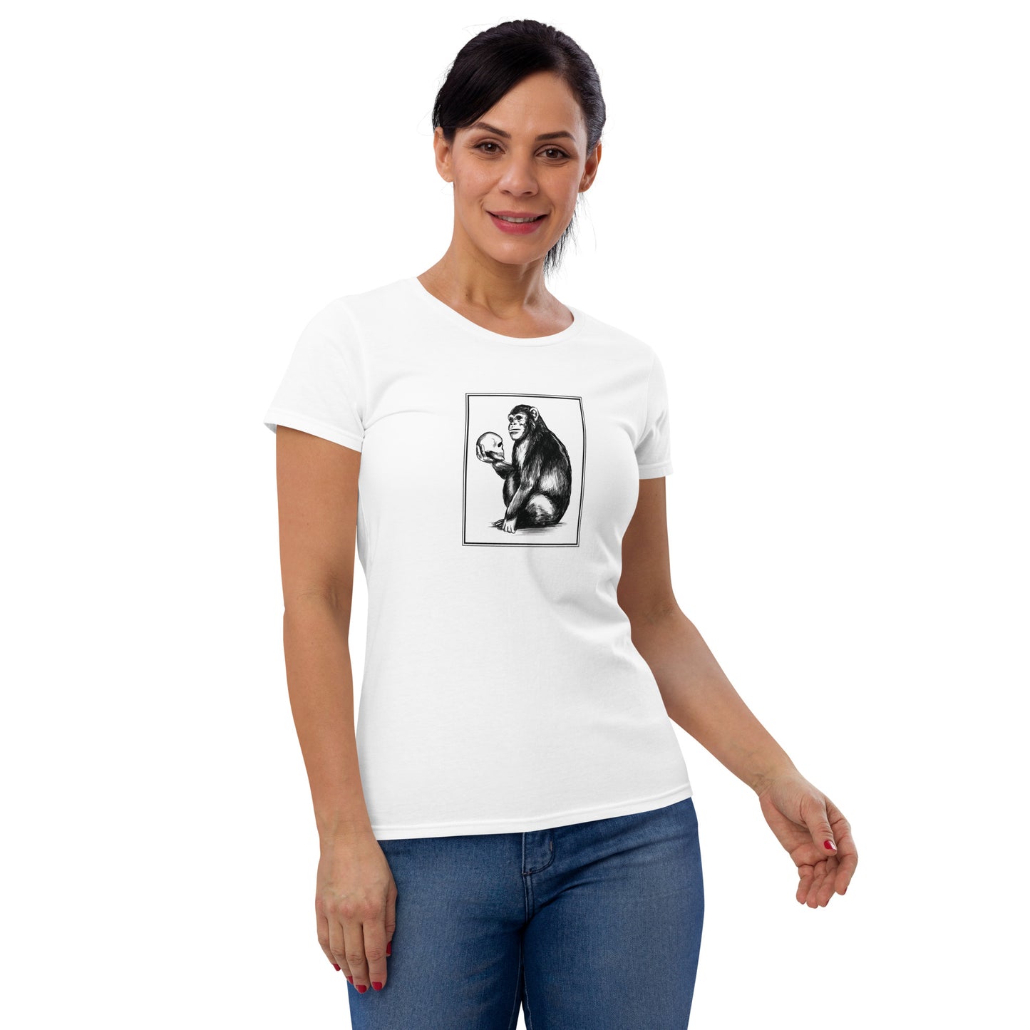 Chimp Thinker Women's Short Sleeve T-Shirt