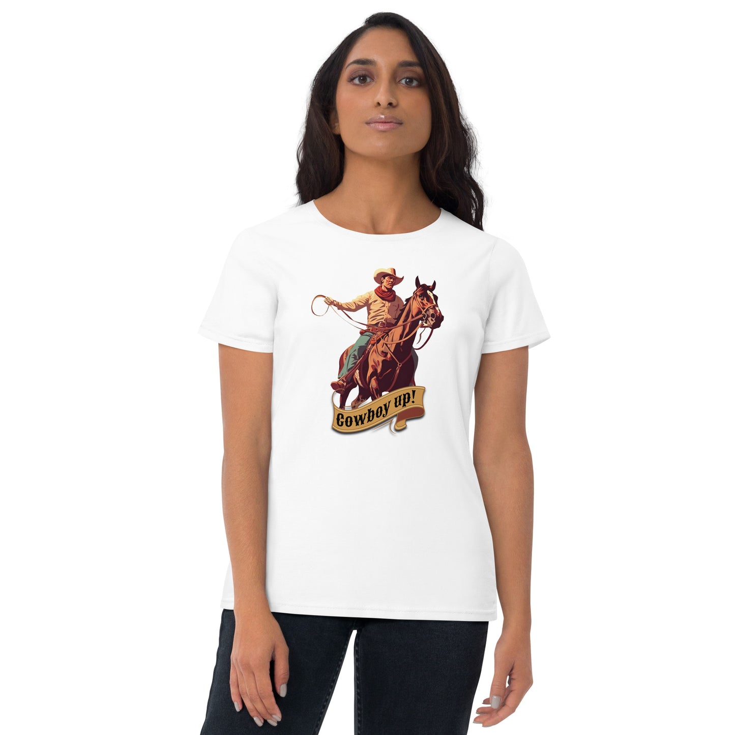 Cowboy Up! Women's Short Sleeve T-Shirt