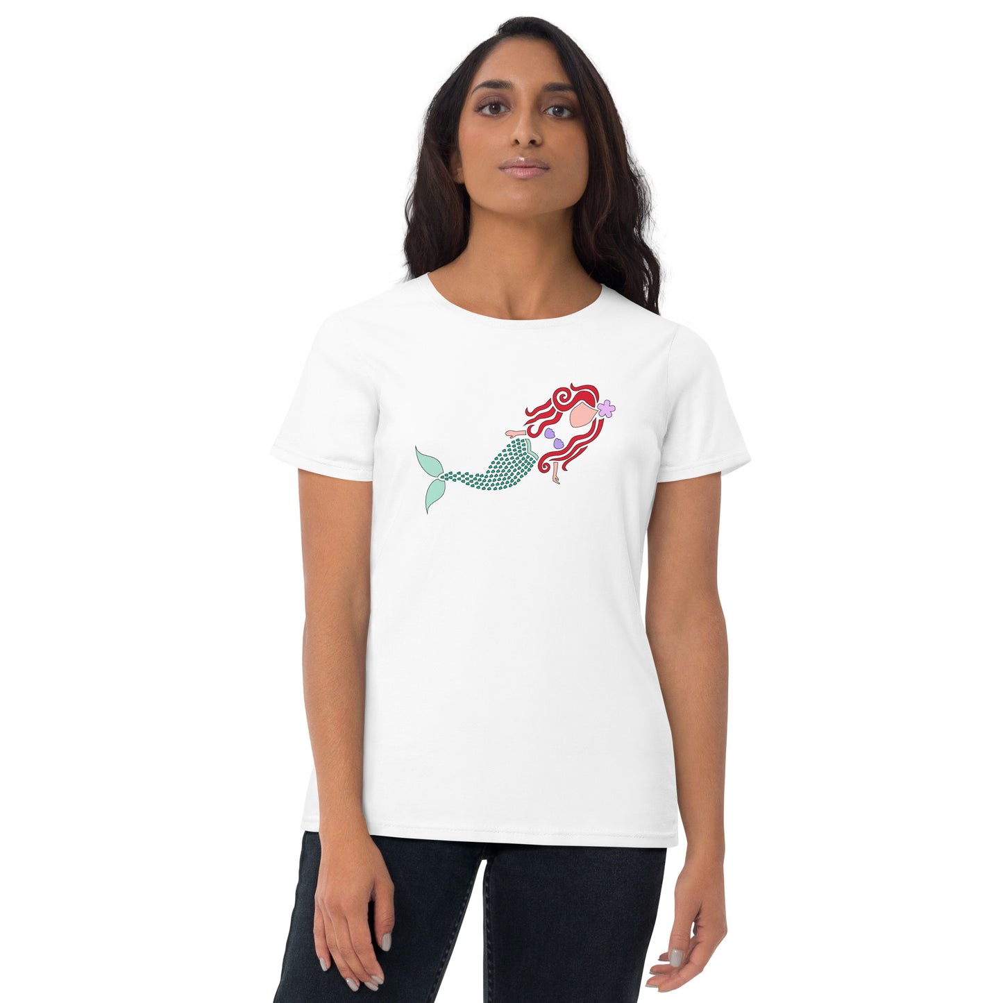 A Mermaid Under the Water Women's Short Sleeve T-Shirt