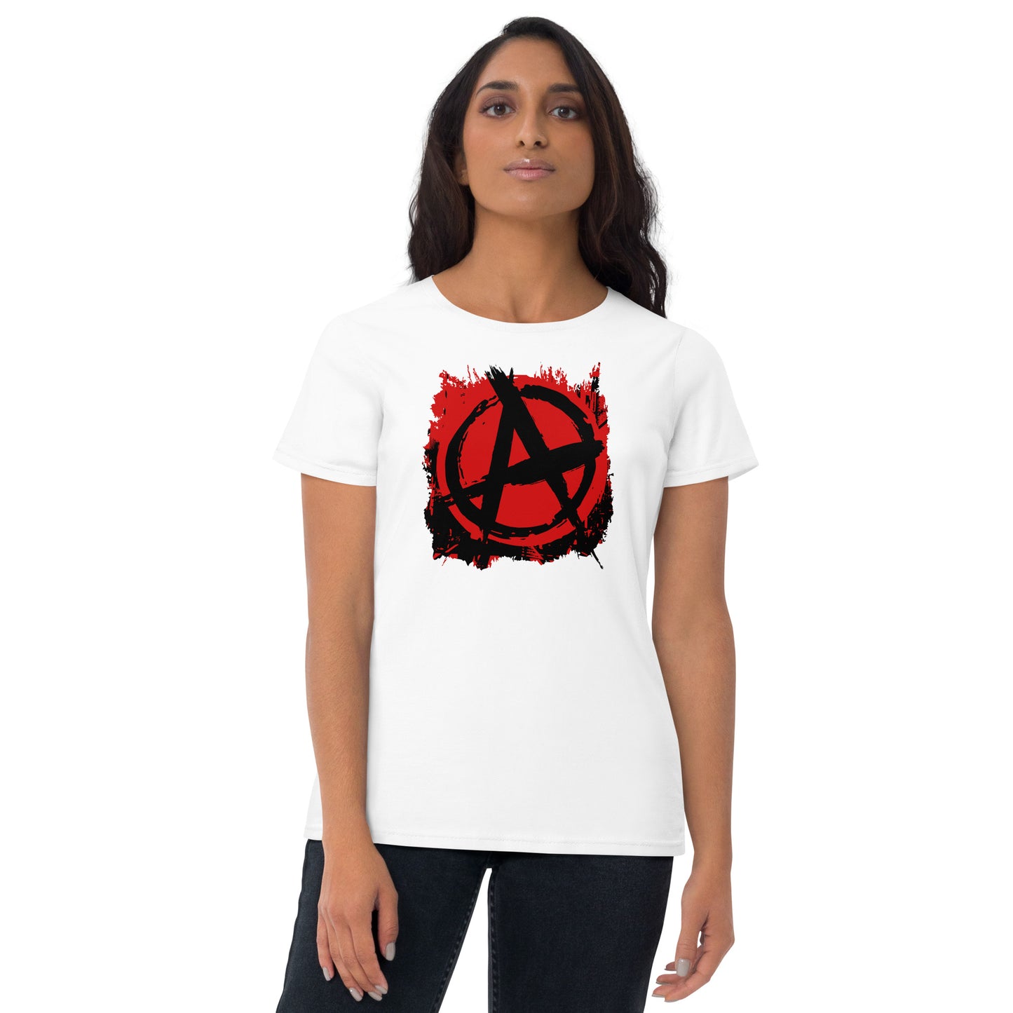 Anarchy Graffiti Women's Short Sleeve T-Shirt