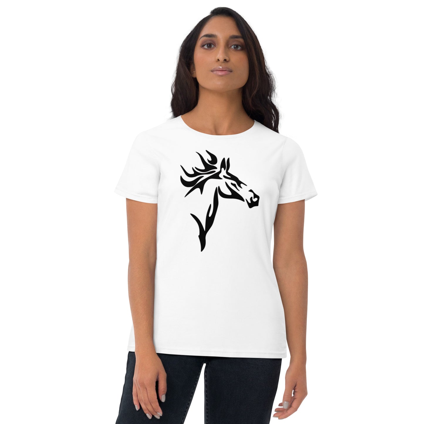 Horse with the Flaming Mane Women's Short Sleeve T-Shirt
