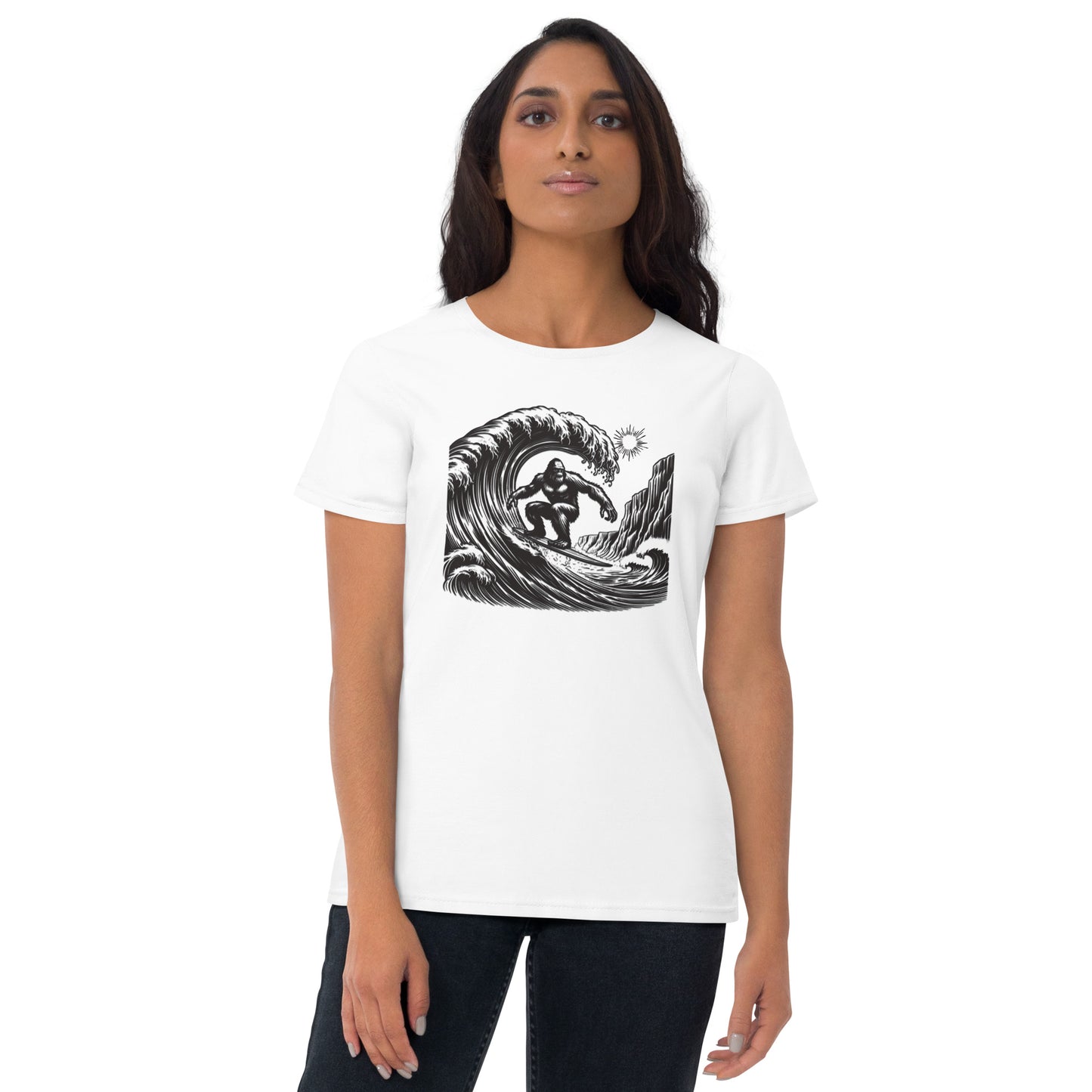 Surfing Ape Women's Short Sleeve T-Shirt