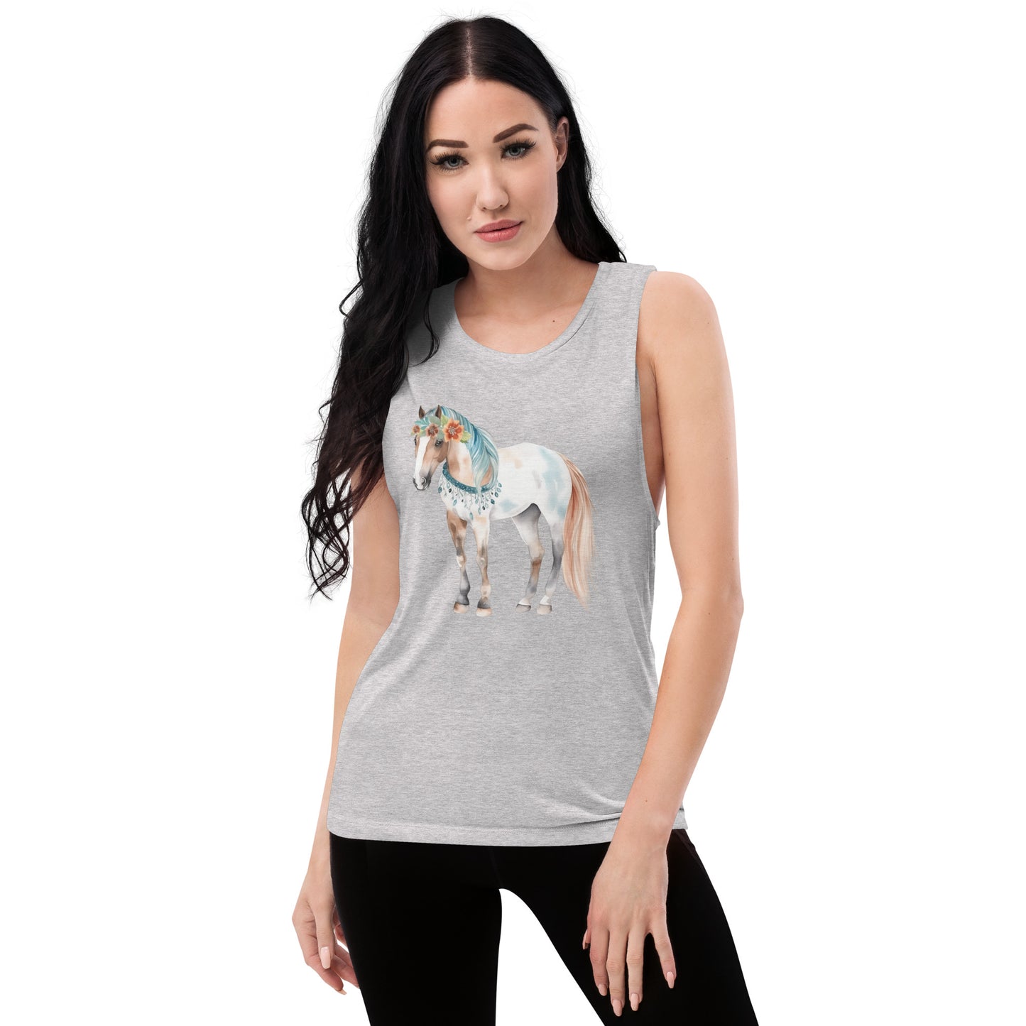 Storybook Horse Ladies’ Muscle Tank