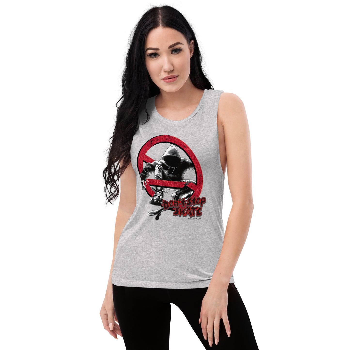 Don't Stop, Skate Ladies’ Muscle Tank