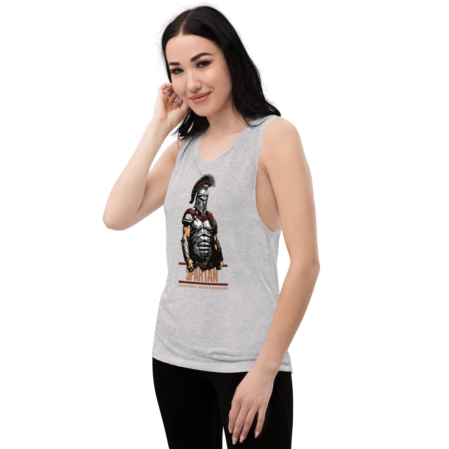 SPARTAN: Never Retreat, Never Surrender Ladies’ Muscle Tank