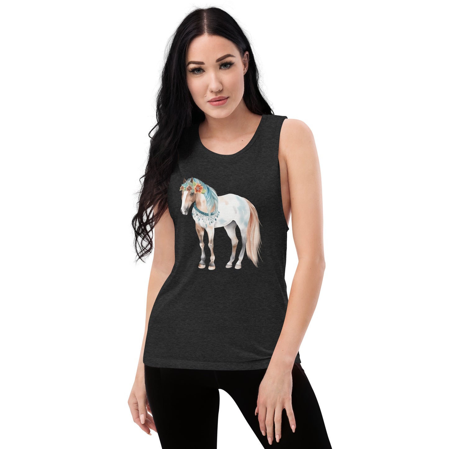 Storybook Horse Ladies’ Muscle Tank