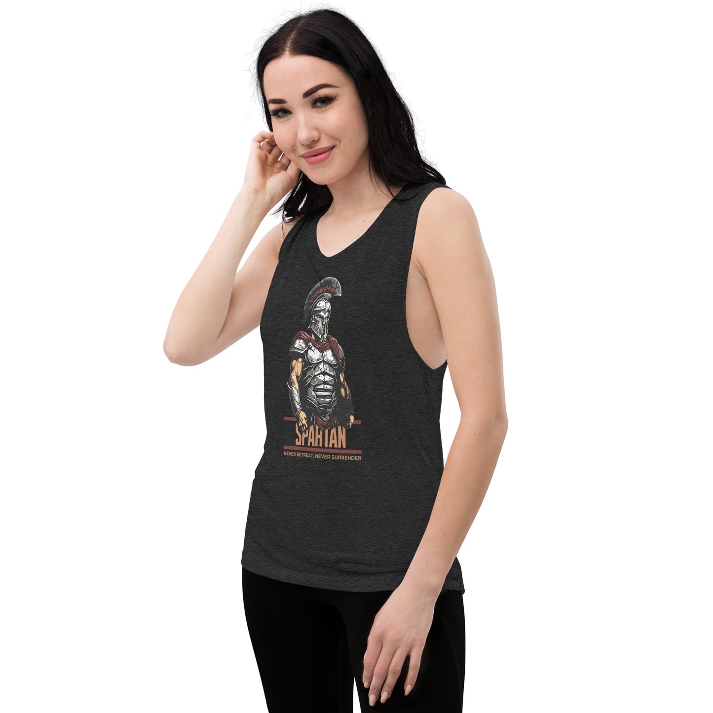 SPARTAN: Never Retreat, Never Surrender Ladies’ Muscle Tank