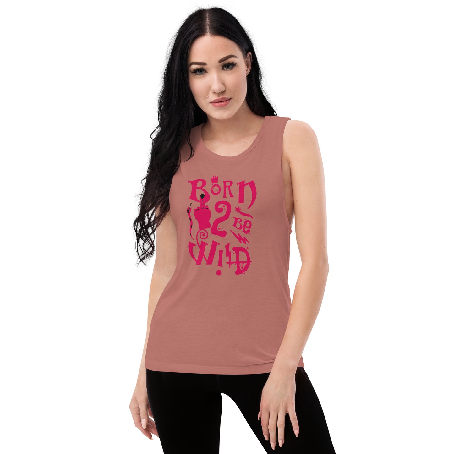 Born to Be Wild Ladies’ Muscle Tank