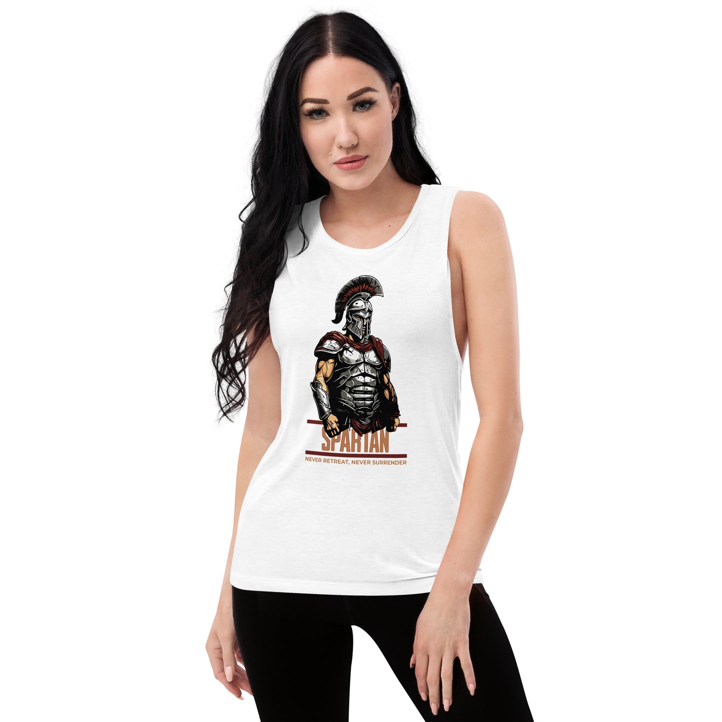 SPARTAN: Never Retreat, Never Surrender Ladies’ Muscle Tank