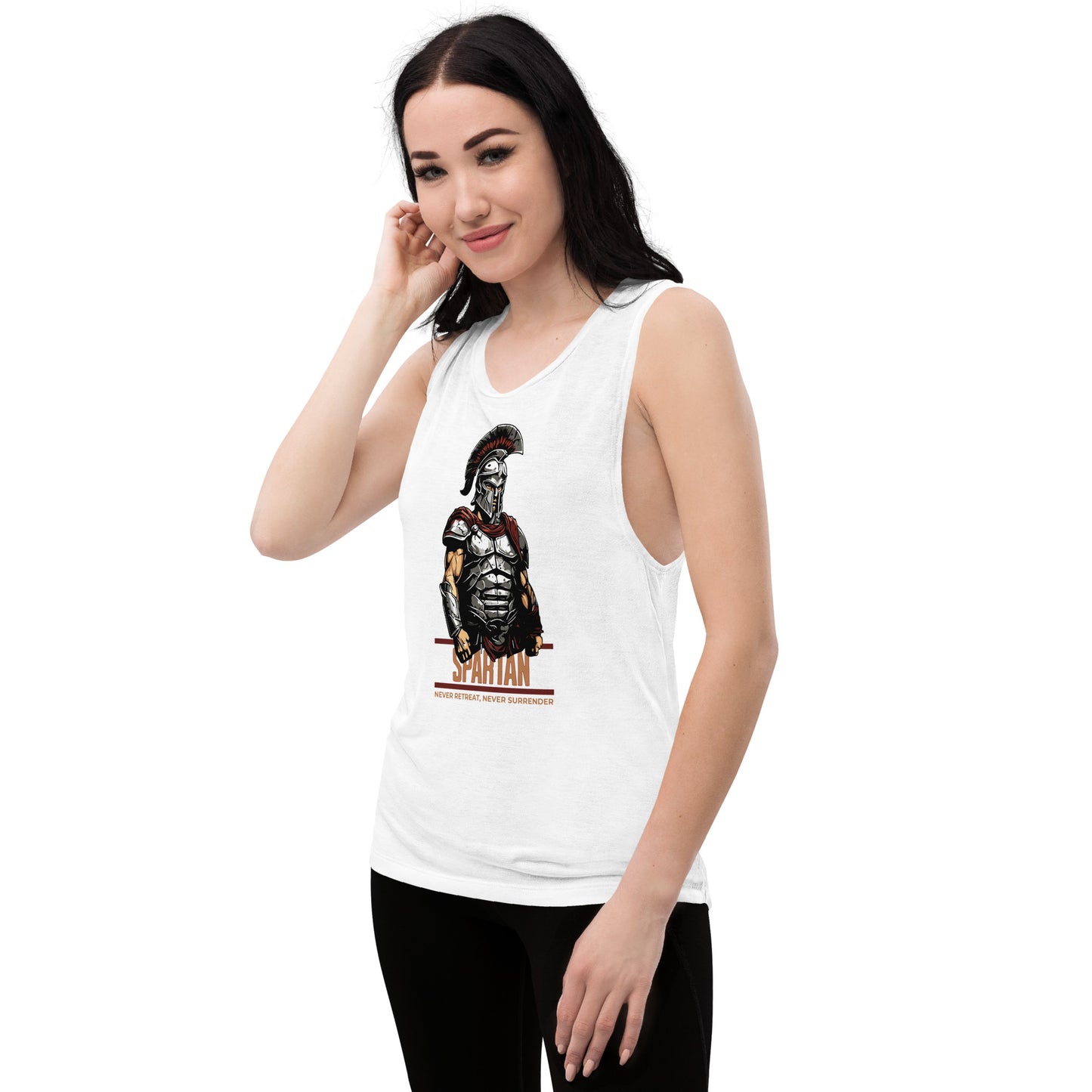 SPARTAN: Never Retreat, Never Surrender Ladies’ Muscle Tank