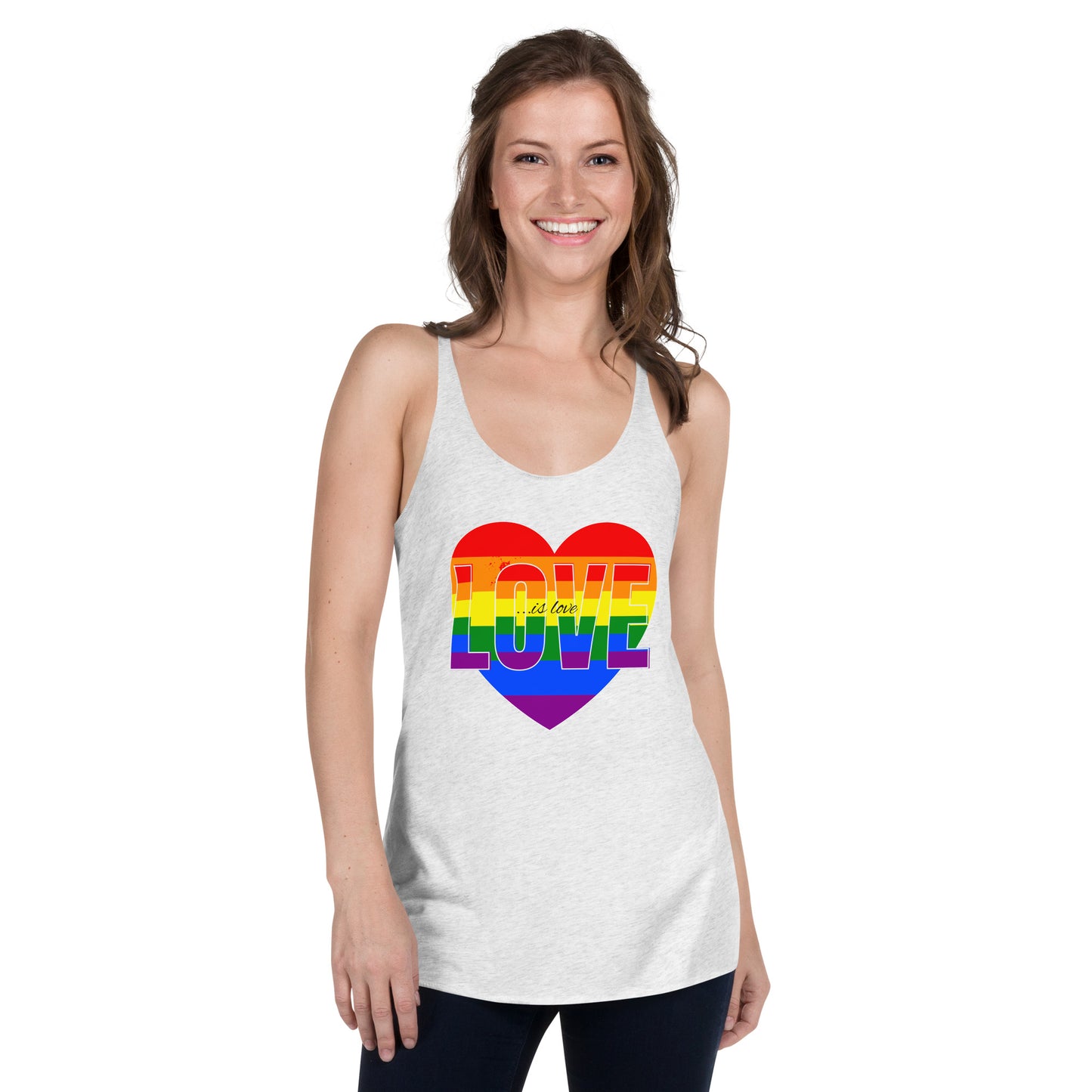 Love Is Love Women's Racerback Tank