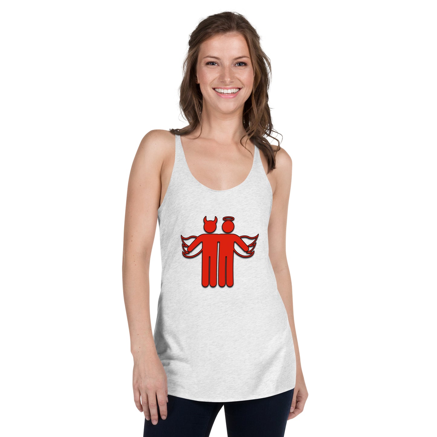 Devil & Angel Women's Racerback Tank