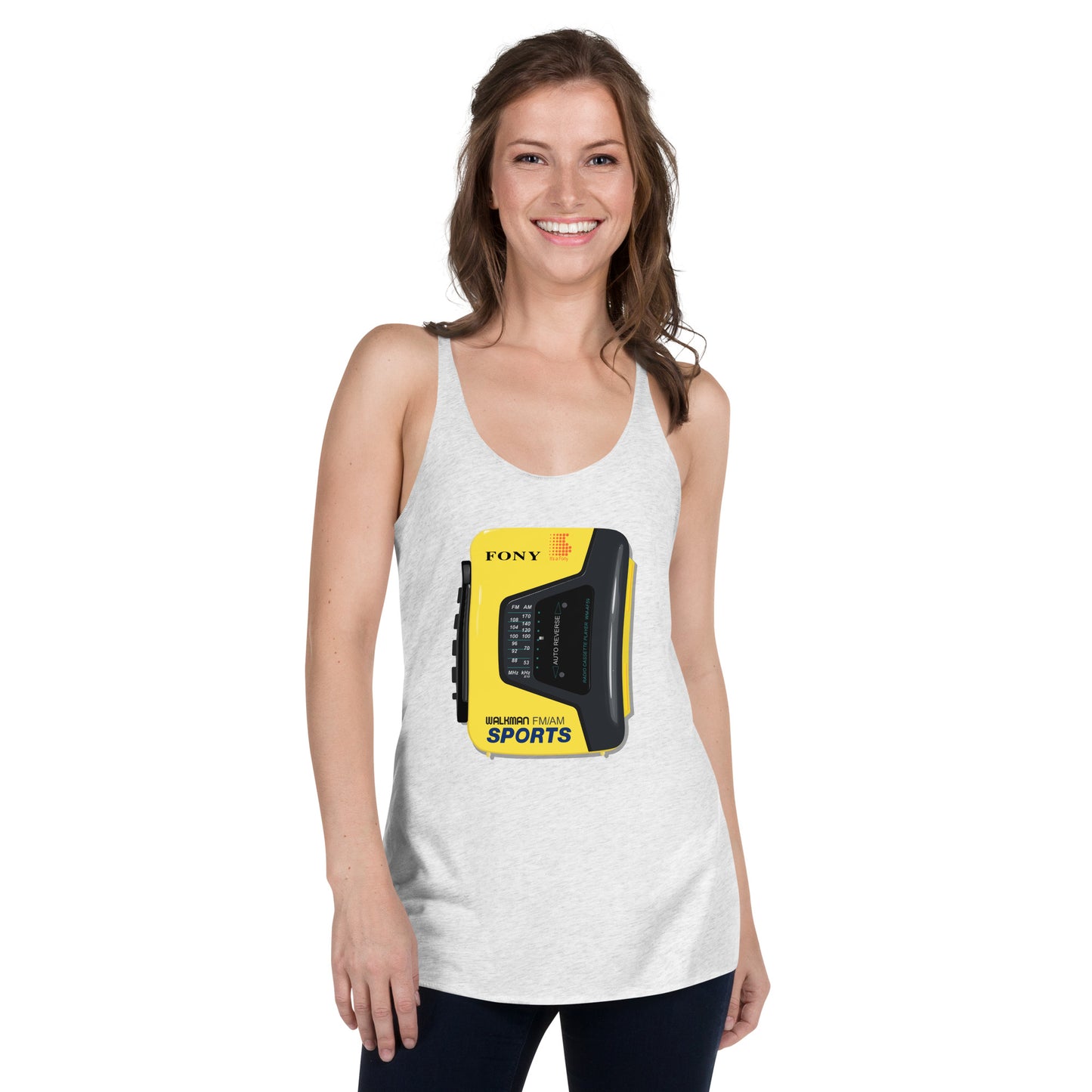 FONY Sports Walkman Women's Racerback Tank