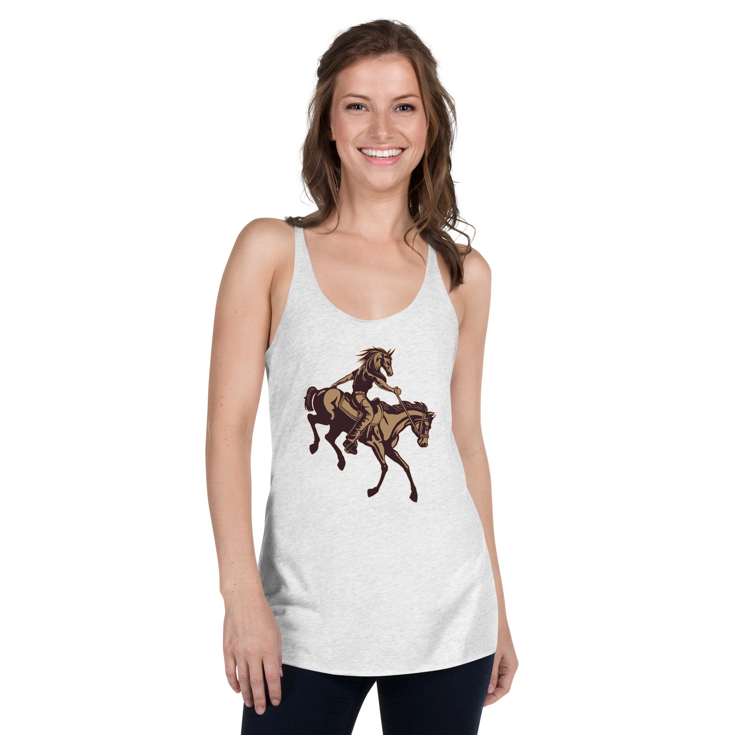 Horse-Man Women's Racerback Tank