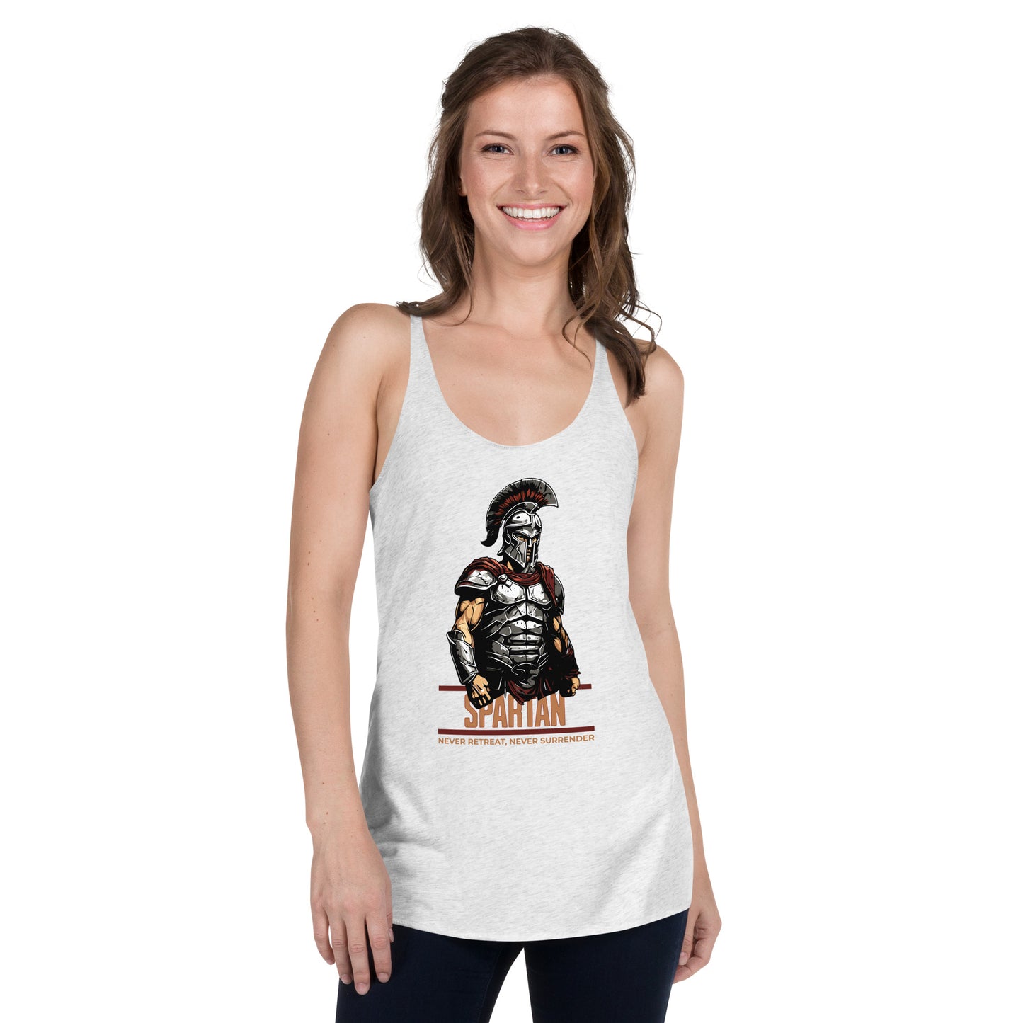 SPARTAN: Never Retreat, Never Surrender Women's Racerback Tank