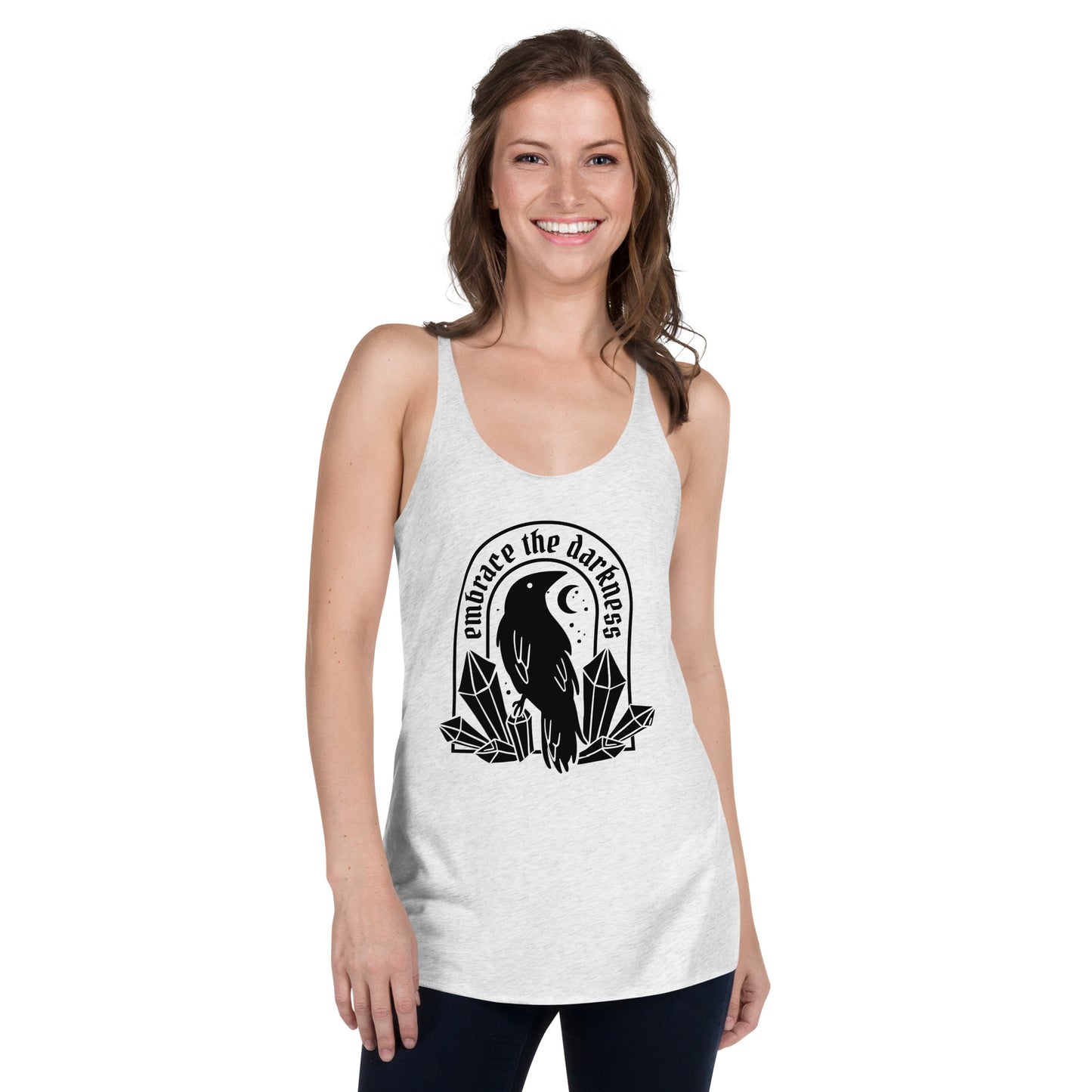 Embrace the Darkness Women's Racerback Tank