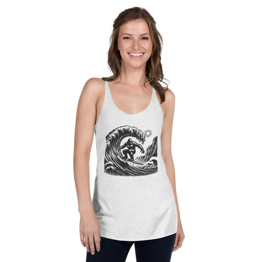 Surfing Ape Women's Racerback Tank