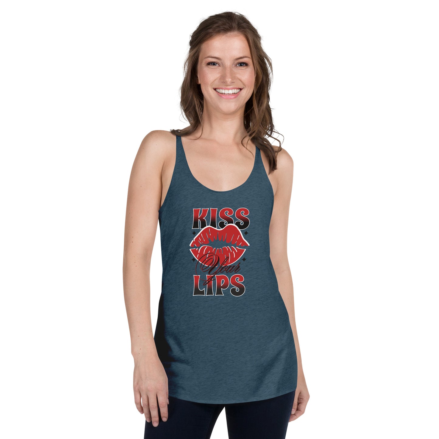 Kiss Your Lips Women's Racerback Tank