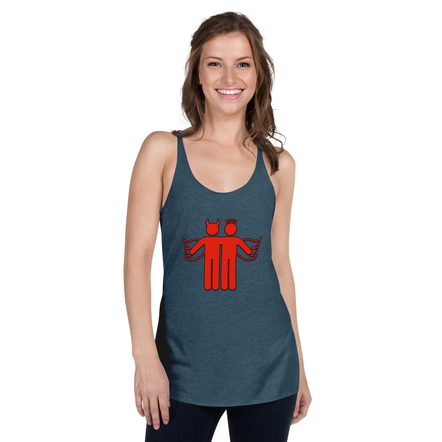 Devil & Angel Women's Racerback Tank