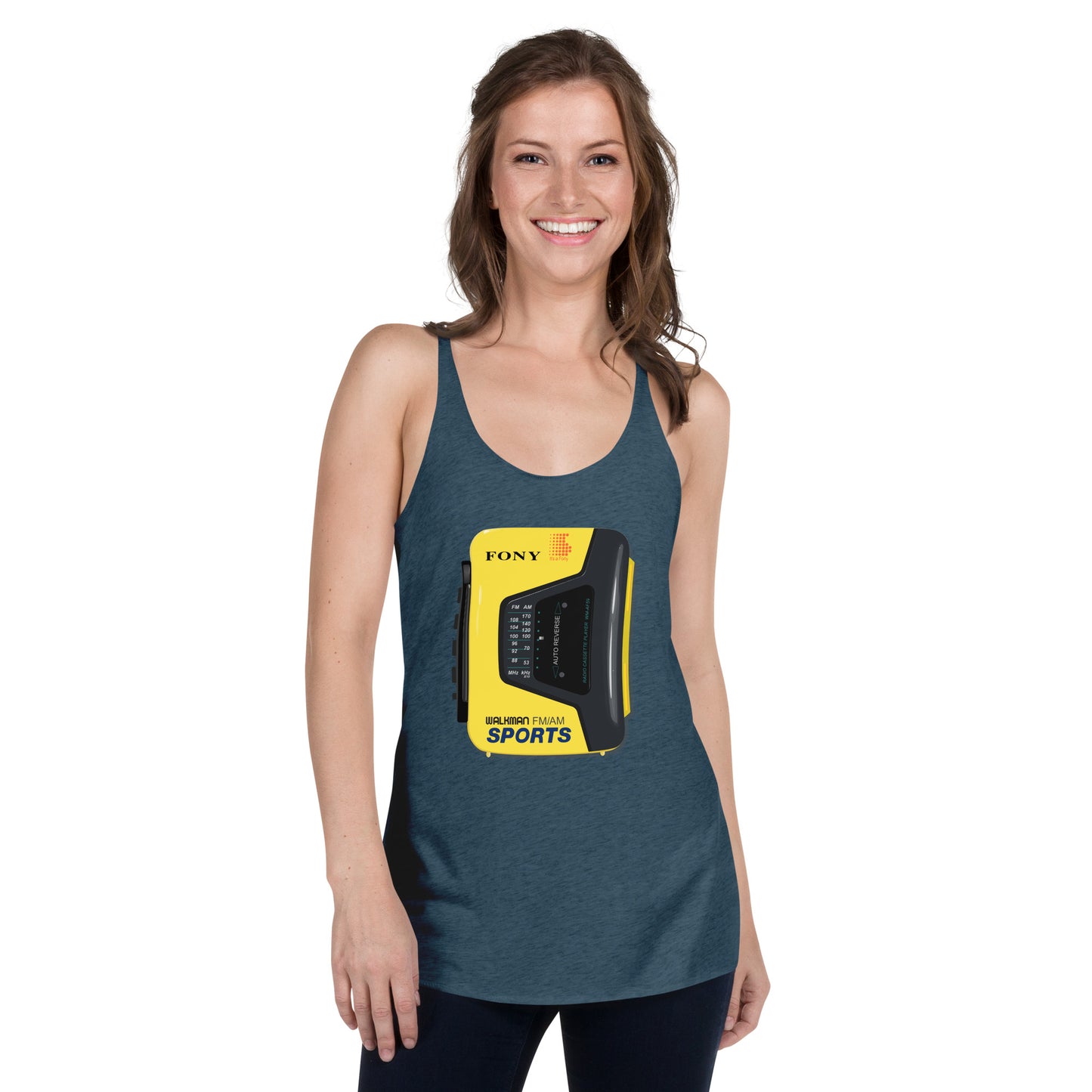 FONY Sports Walkman Women's Racerback Tank